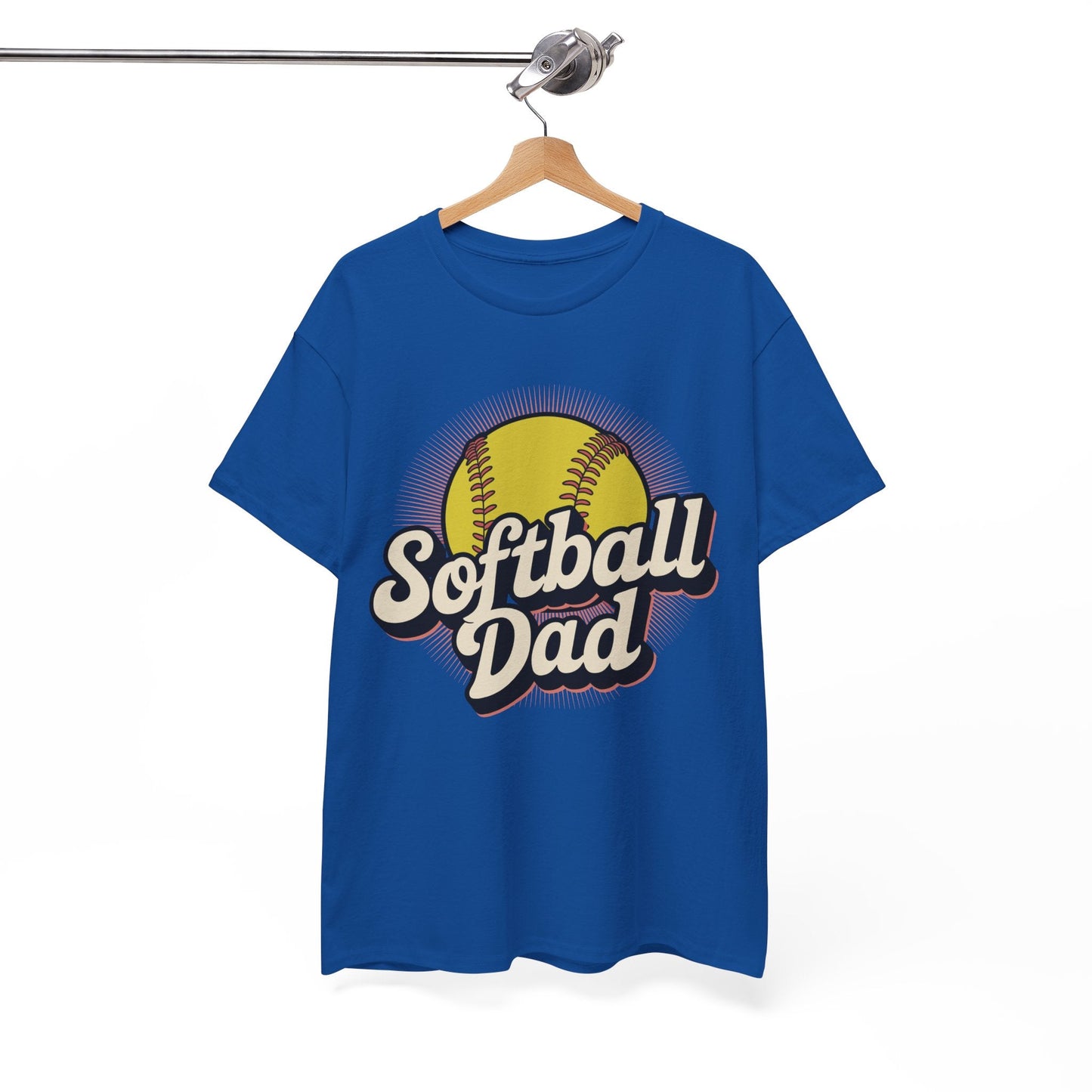 Funny Fathers Day Softball Dad Gift From Daughter Son Wife T-Shirt