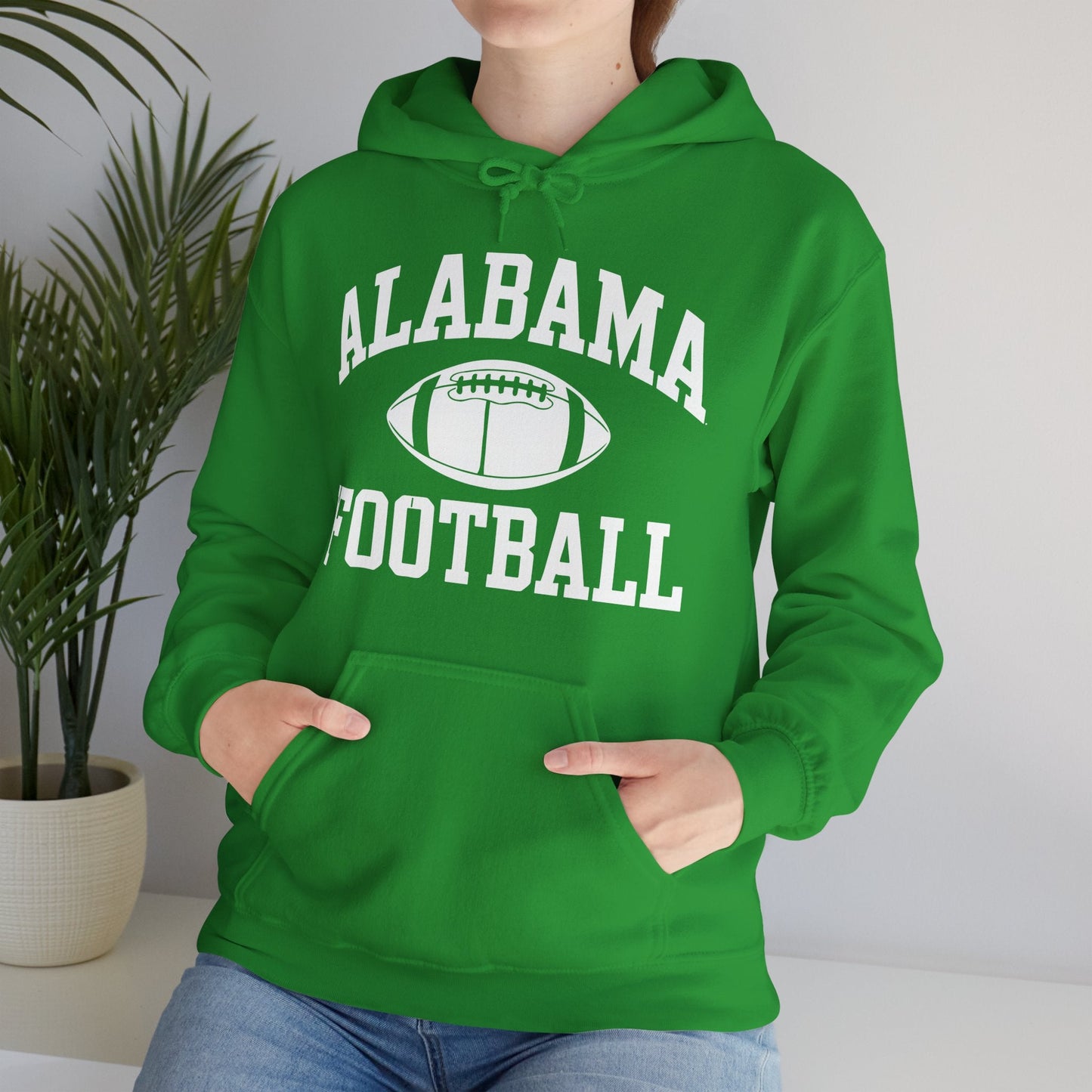 Men's Grey Alabama Football Vintage Distressed Hoodie