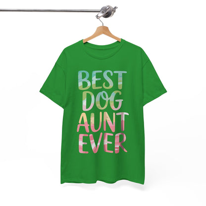 Best Dog Aunt Ever Shirt Women Dog Lover Auntie Mothers Day T-Shirt