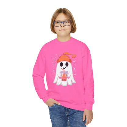 Halloween for Kids Cute Fall Ghost Sweatshirt