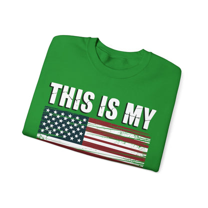 This Is My Pride Flag USA American 4th of July Patriotic Sweatshirt