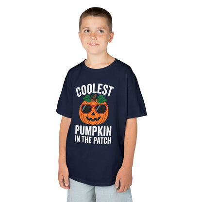 Kids Coolest Pumpkin In The Patch Halloween For Boys Girls T-Shirt