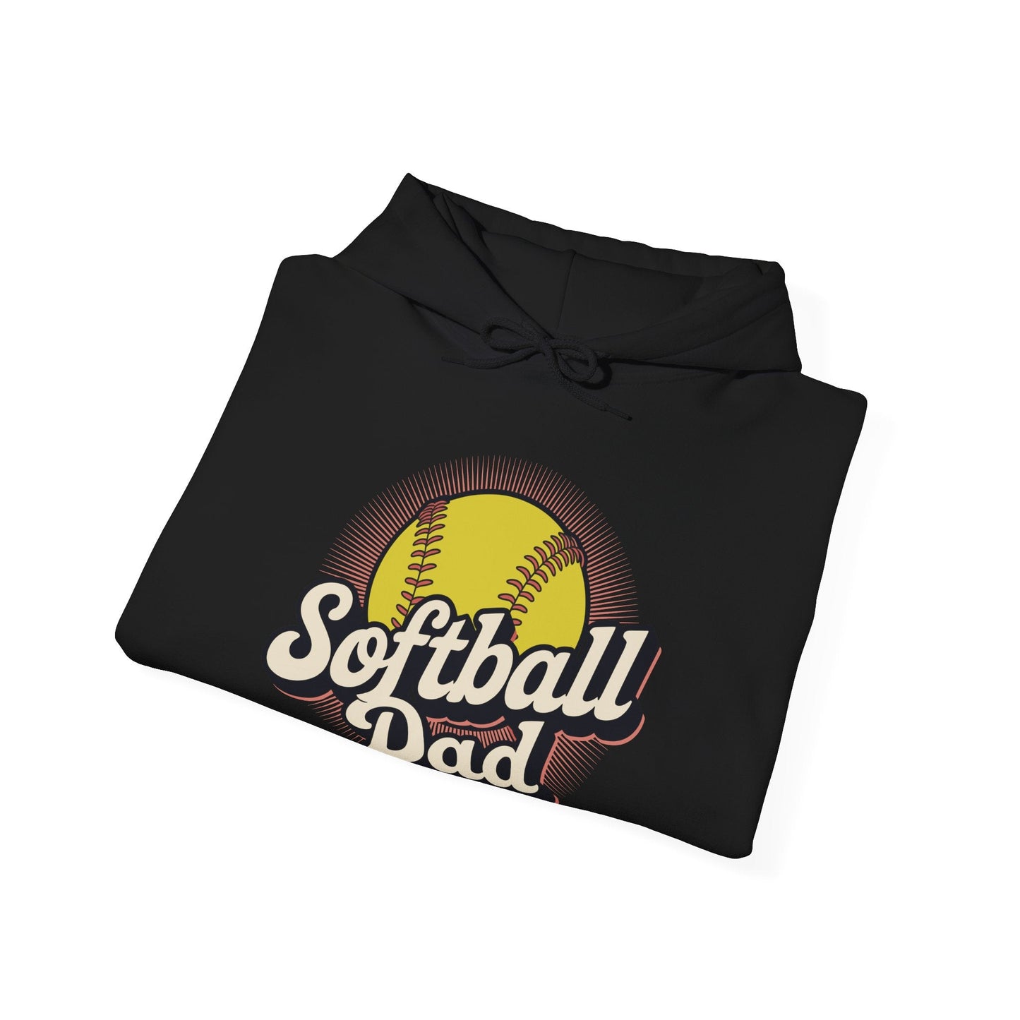Funny Fathers Day Softball Dad Gift From Daughter Son Wife Hoodie