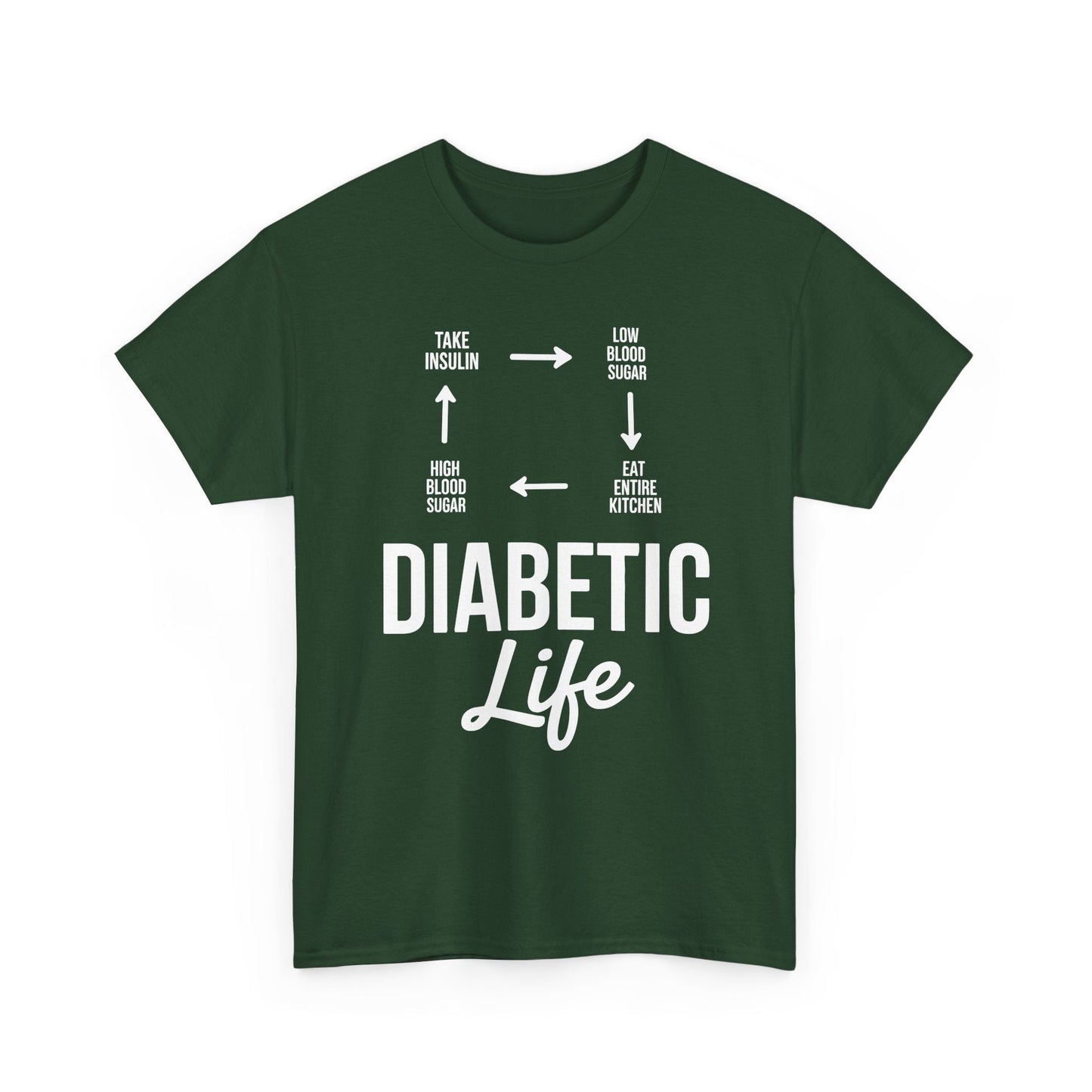 Funny Diabetic Type 1 Diabetes T1D Diabetes Awareness T-Shirt