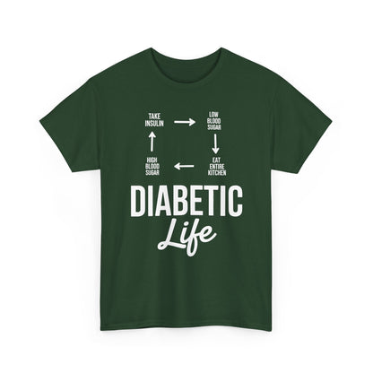Funny Diabetic Type 1 Diabetes T1D Diabetes Awareness T-Shirt