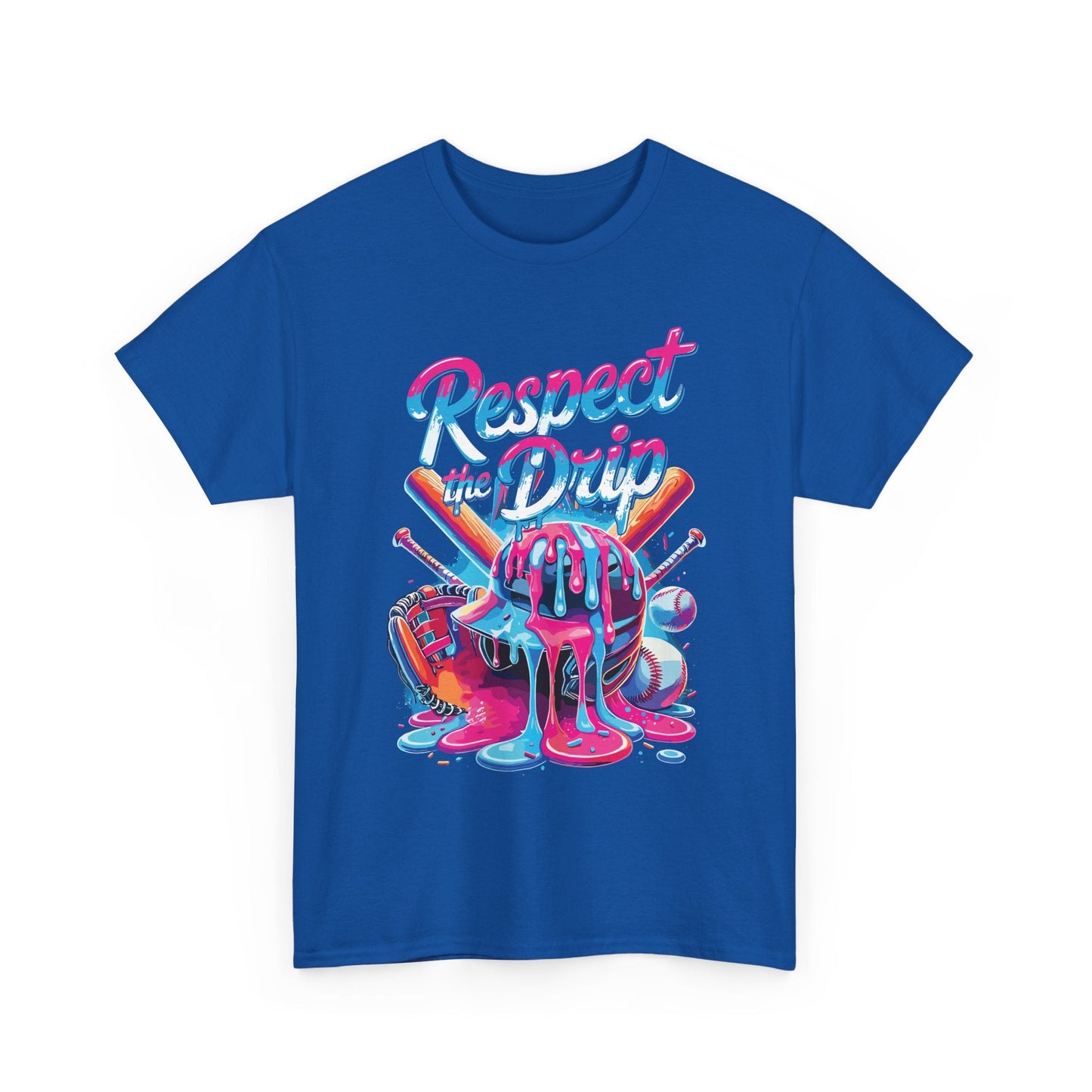 Baseball Drip For Boys Ice Cream Respect The Drip Baseball T-Shirt
