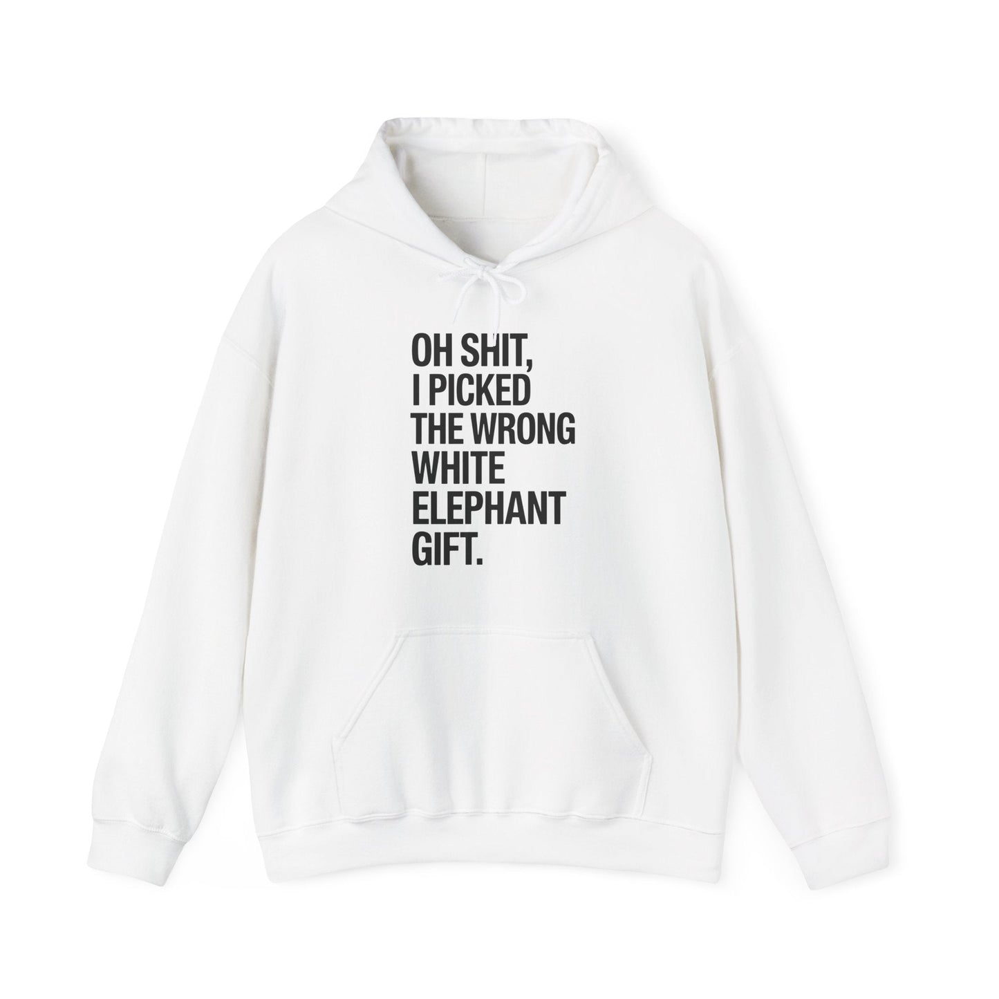Oh Shit Funny White Elephant Gifts for Adults Under 15 20 Hoodie