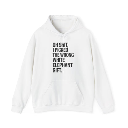 Oh Shit Funny White Elephant Gifts for Adults Under 15 20 Hoodie