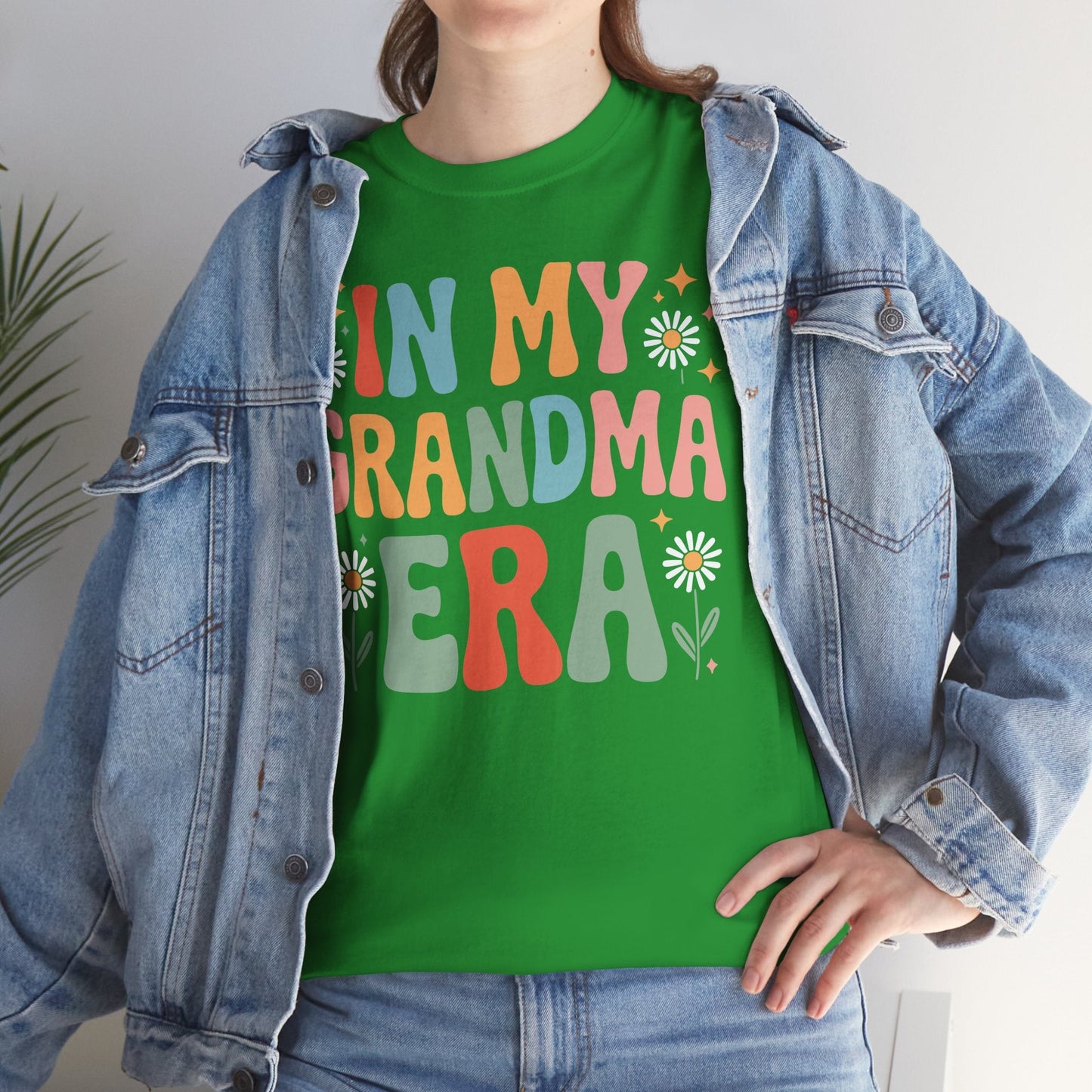 In My Grandma Era Funny Sarcastic Groovy Retro Mothers Day T-Shirt