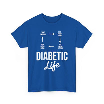 Funny Diabetic Type 1 Diabetes T1D Diabetes Awareness T-Shirt