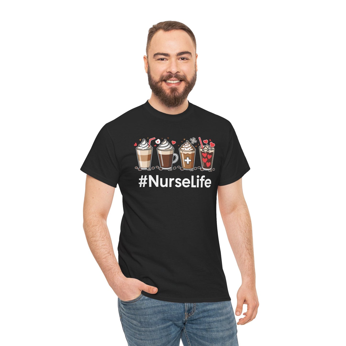 Nurse Life Funny Coffee Nurses Fuel Registered Nurse Medical T-Shirt