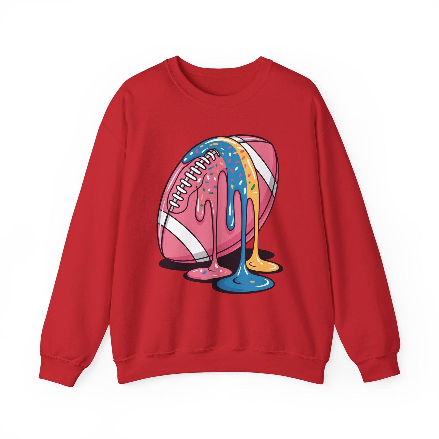 Football Drip For Lineman WR QB RB Ice Cream Sprinkles Sweatshirt