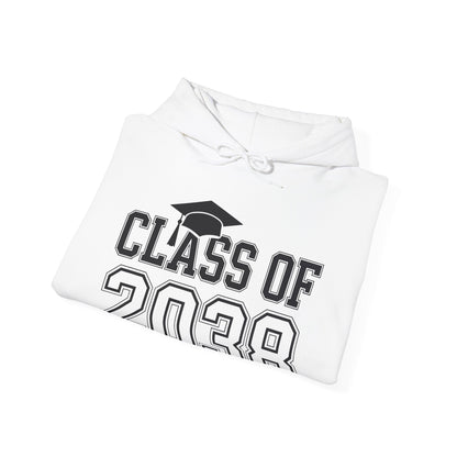 Class of 2038 Grow With Me Funny Kindergarten Back To School Hoodie
