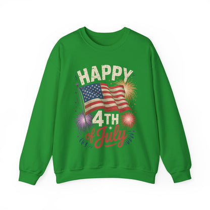 Happy 4th Of July Patriotic American US Flag 4th Of July Sweatshirt