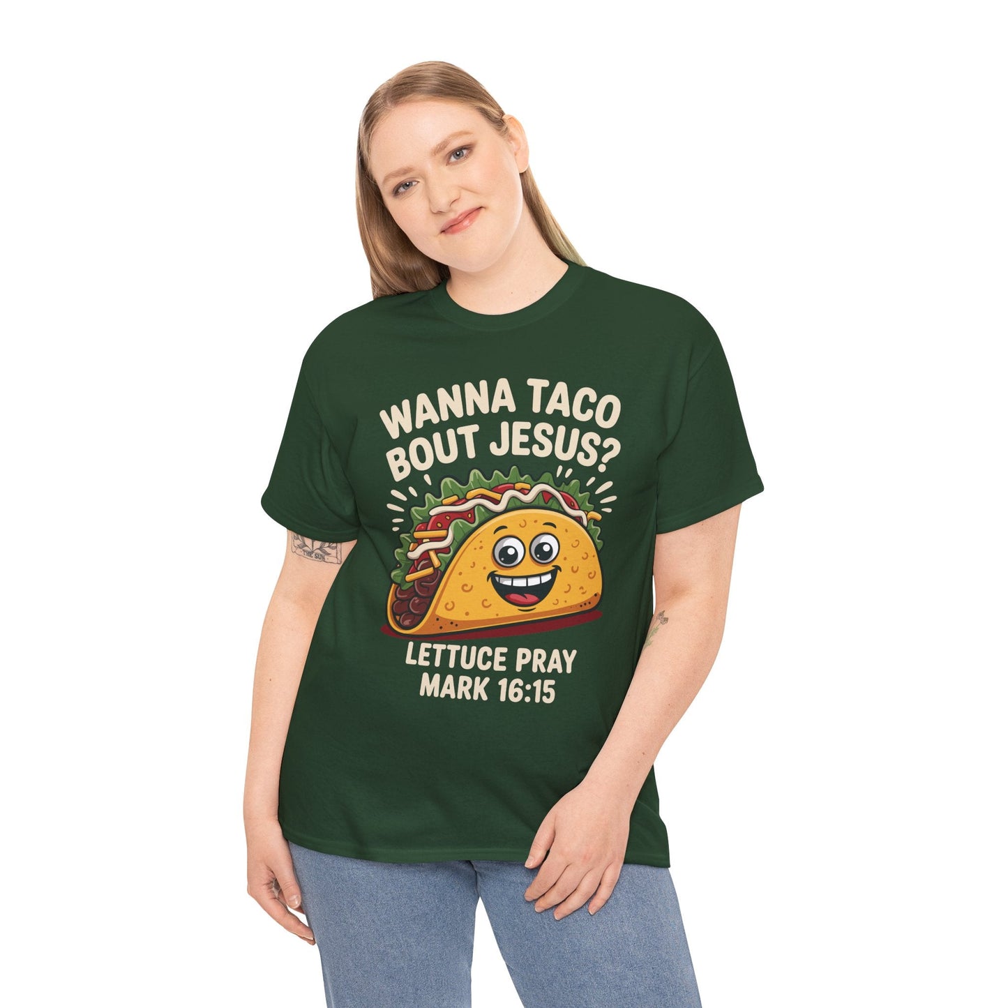 Wanna Taco Bout Jesus Cinco de Mayo Christian T-Shirt Men Women