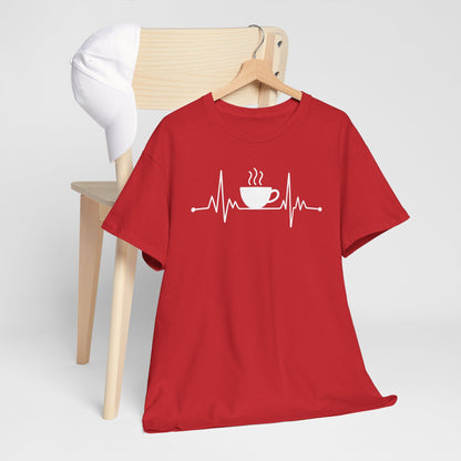Coffee Heartbeat Drinking Coffee T-Shirt