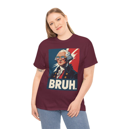 4th Of July 2025 George Washington Bruh. Meme Patriotic T-Shirt