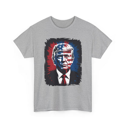 President Trump Portrait 4th July T-Shirt