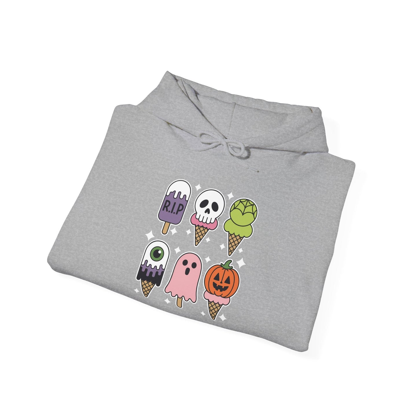 Horror Movie Summer Popsicle Halloween Ice Cream Summer-ween Hoodie for Men Women