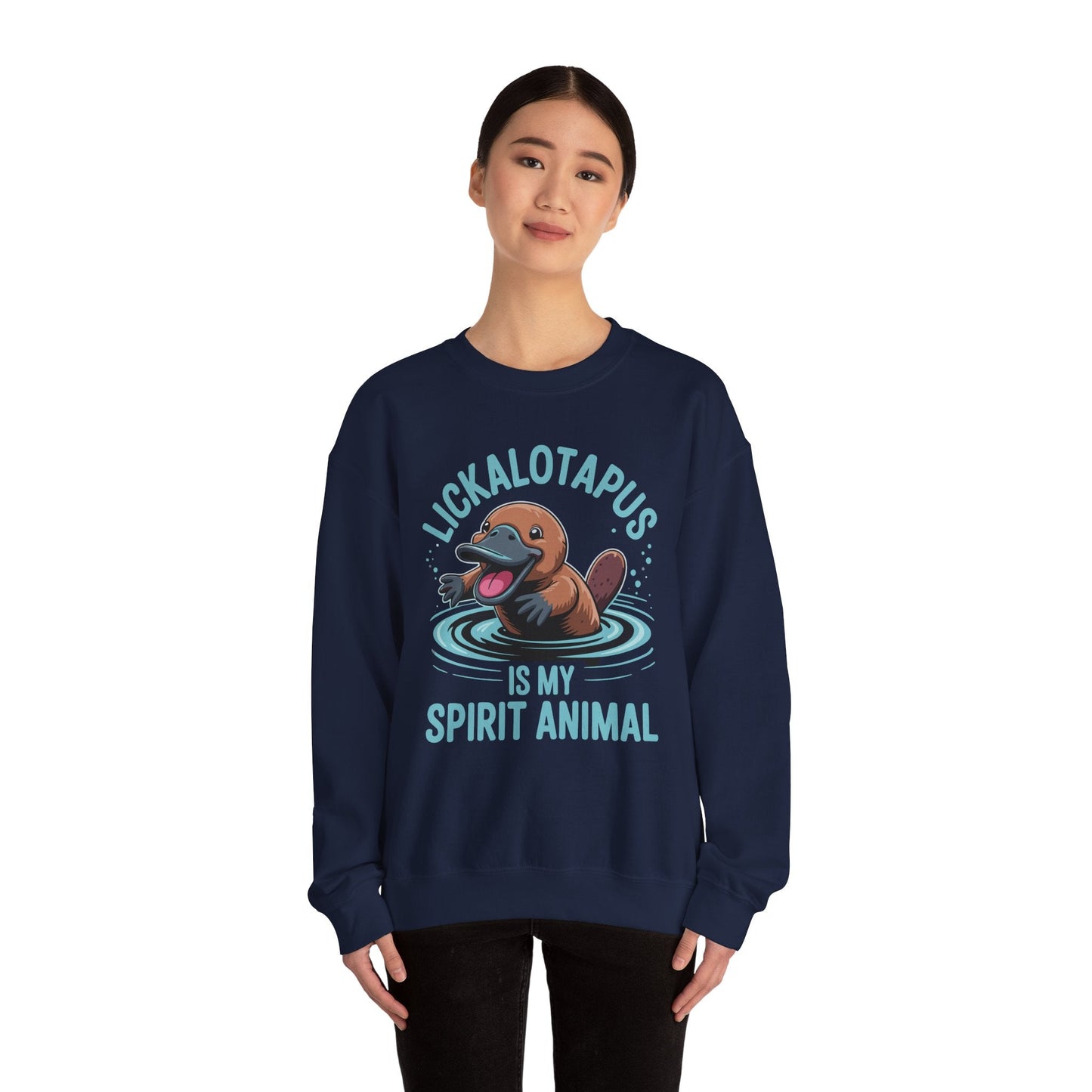 Vintage Funny Lickalottapus Is My Spirit Animal Lovers Meme Sweatshirt
