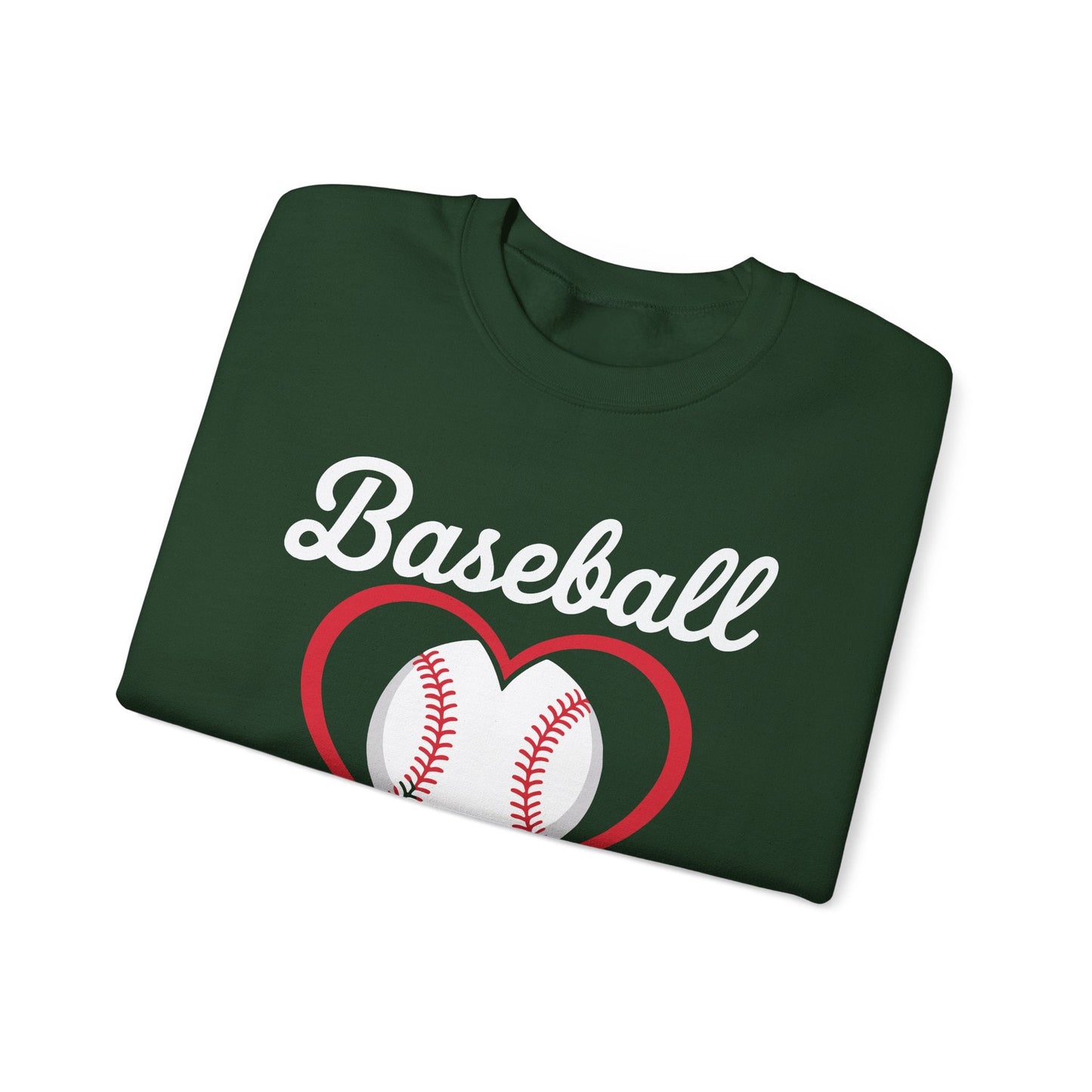 Baseball Grandma Women Baseball Heart Mothers Day Sweatshirt