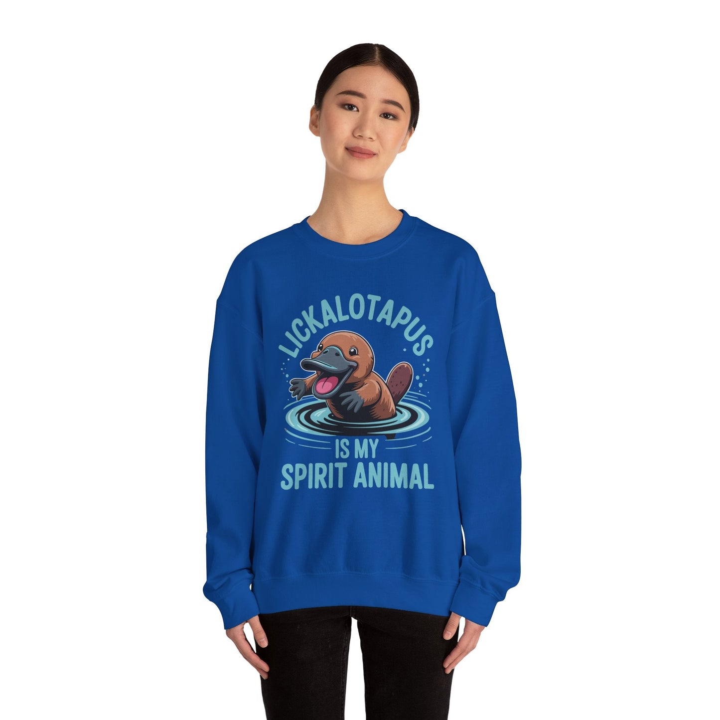 Vintage Funny Lickalottapus Is My Spirit Animal Lovers Meme Sweatshirt