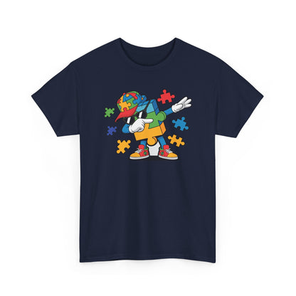 Dabbing Puzzle Autism Awareness T-Shirt