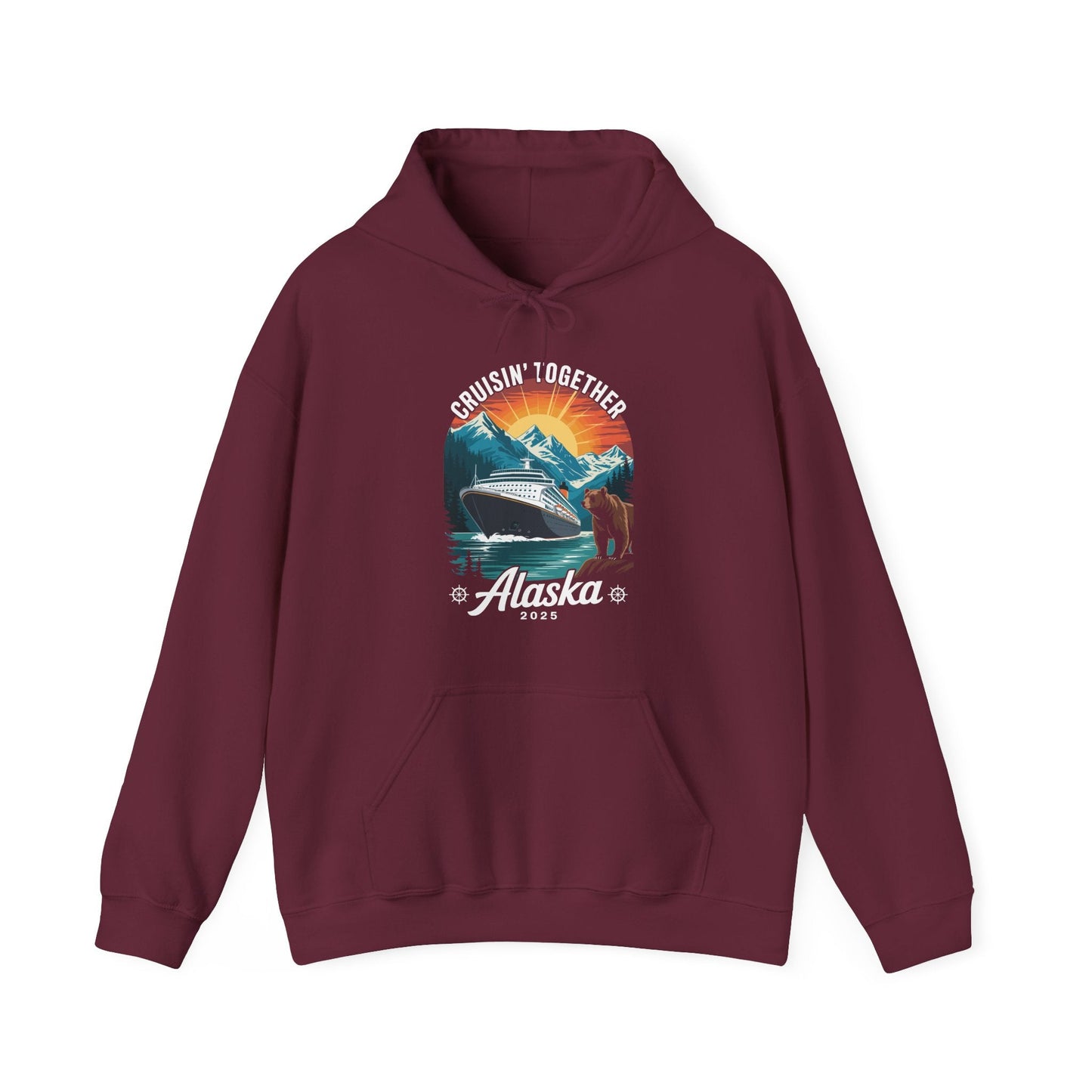 Cruisin Together Alaska 2025 Family Friend Alaska Cruise Hoodie
