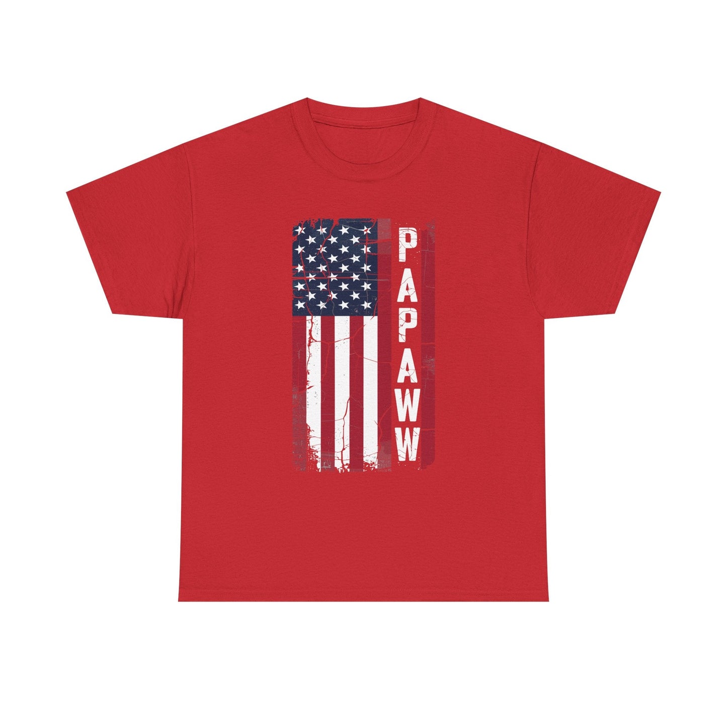 Papaw Grandpa US American Flag Shirt Grandfather Day T-Shirt