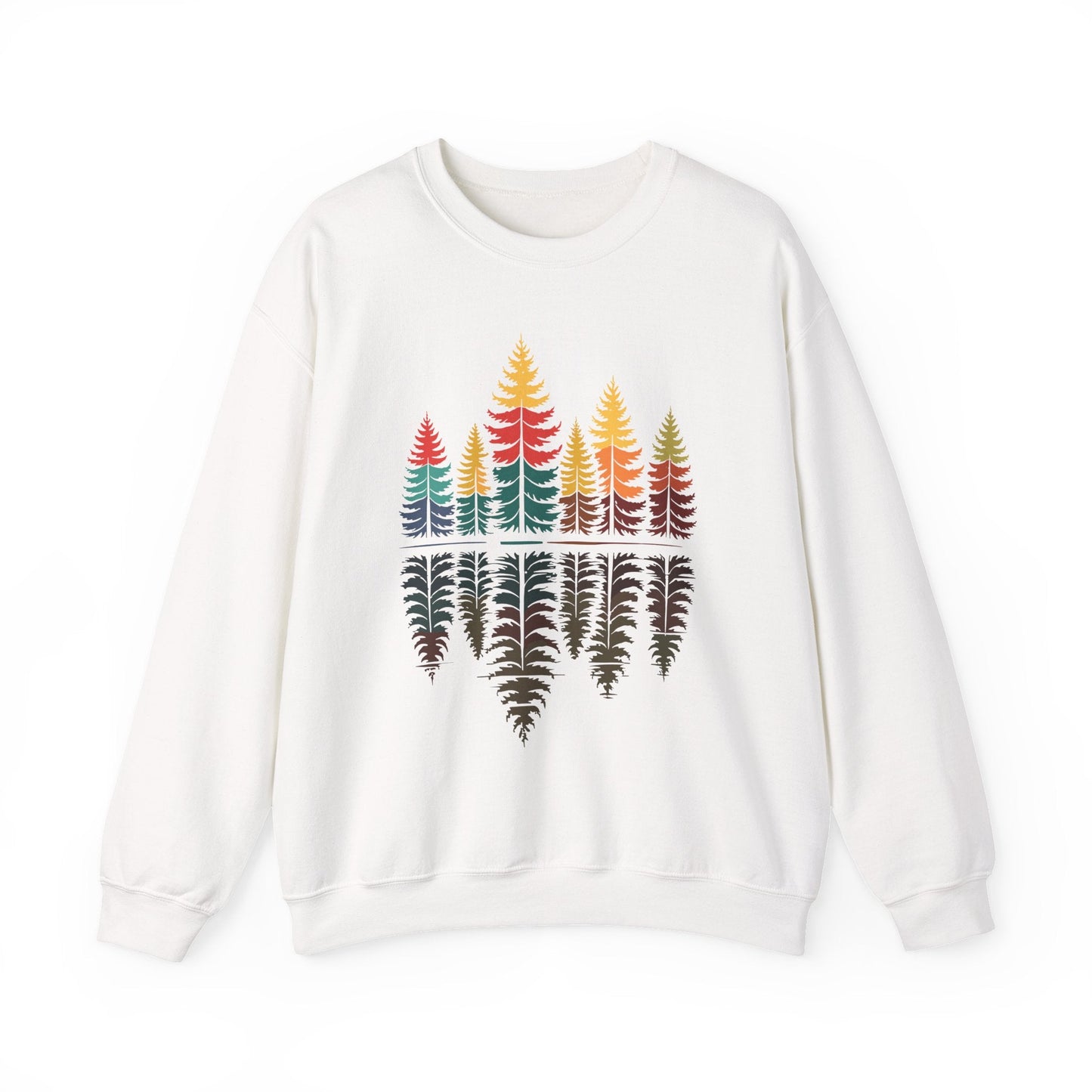 Nature Reflection Forest Trees Outdoor Wildlife Sweatshirt