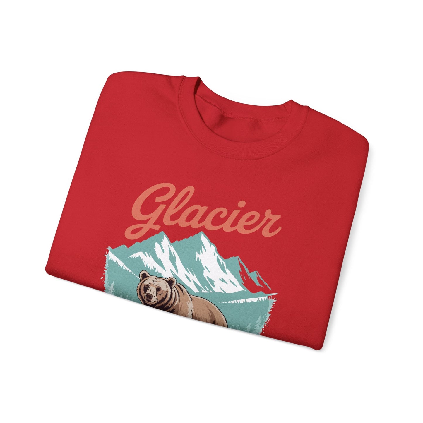 Glacier National Park retro Sweatshirt