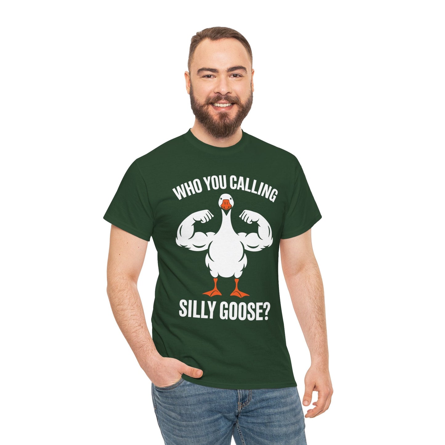 Who You Calling Silly Goose Funny Gym Meme T-Shirt