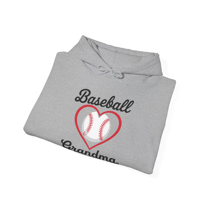Hoodie Baseball Grandma Heart Design Mother's Day Gift