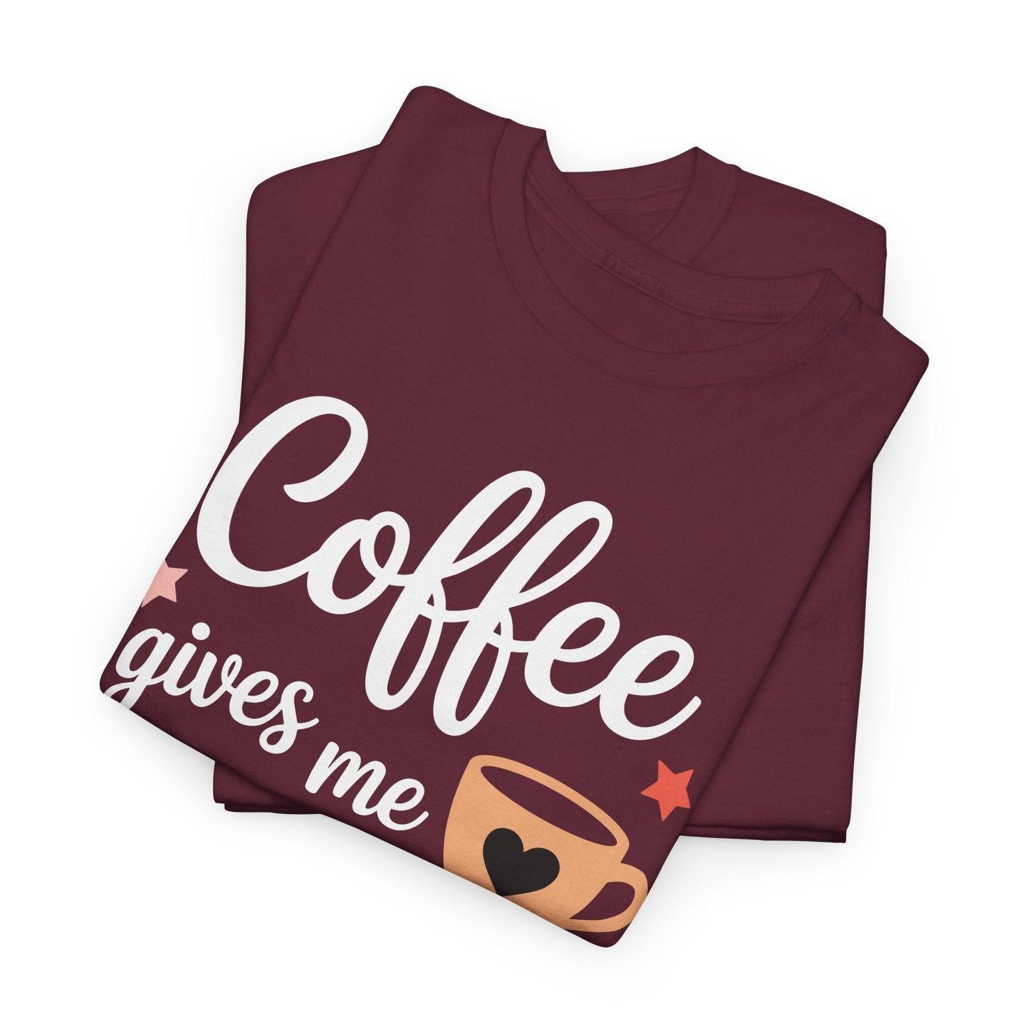 Coffee Gives Me Teacher Powers, Cute Teacher Appreciation T-Shirt