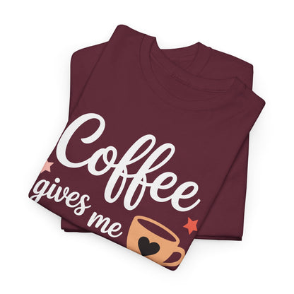 Coffee Gives Me Teacher Powers, Cute Teacher Appreciation T-Shirt