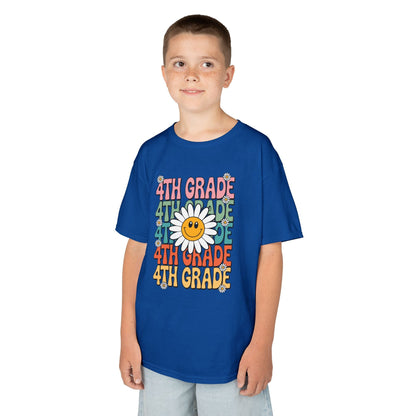 Groovy 4th Grade Back To School First Day of Fourth Grade T-Shirt