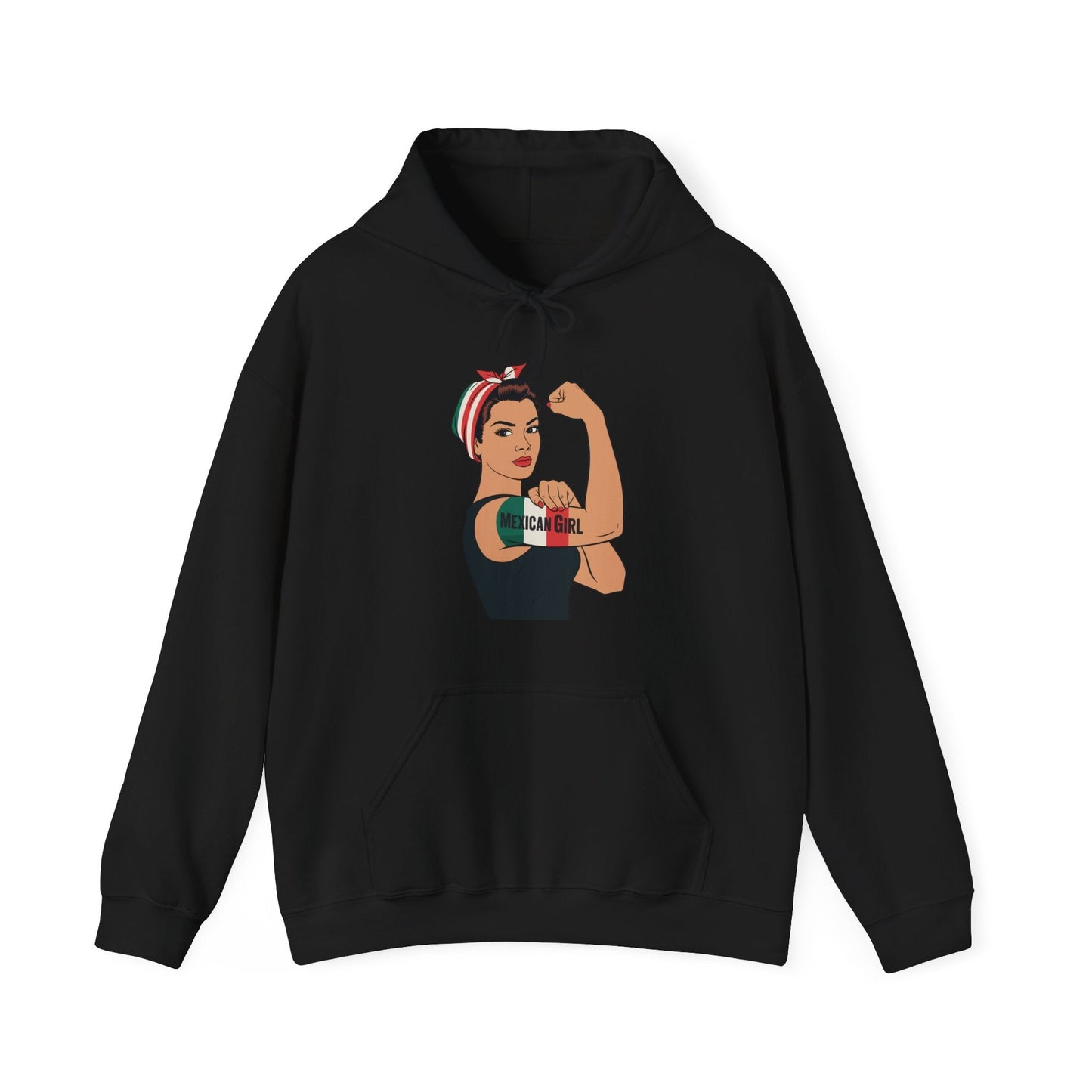 Mexican Girl Mujer Rosie Riveter Cinco De Mayo Fiesta Women Hoodie