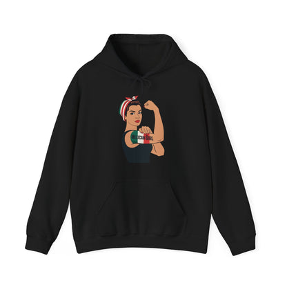 Mexican Girl Mujer Rosie Riveter Cinco De Mayo Fiesta Women Hoodie