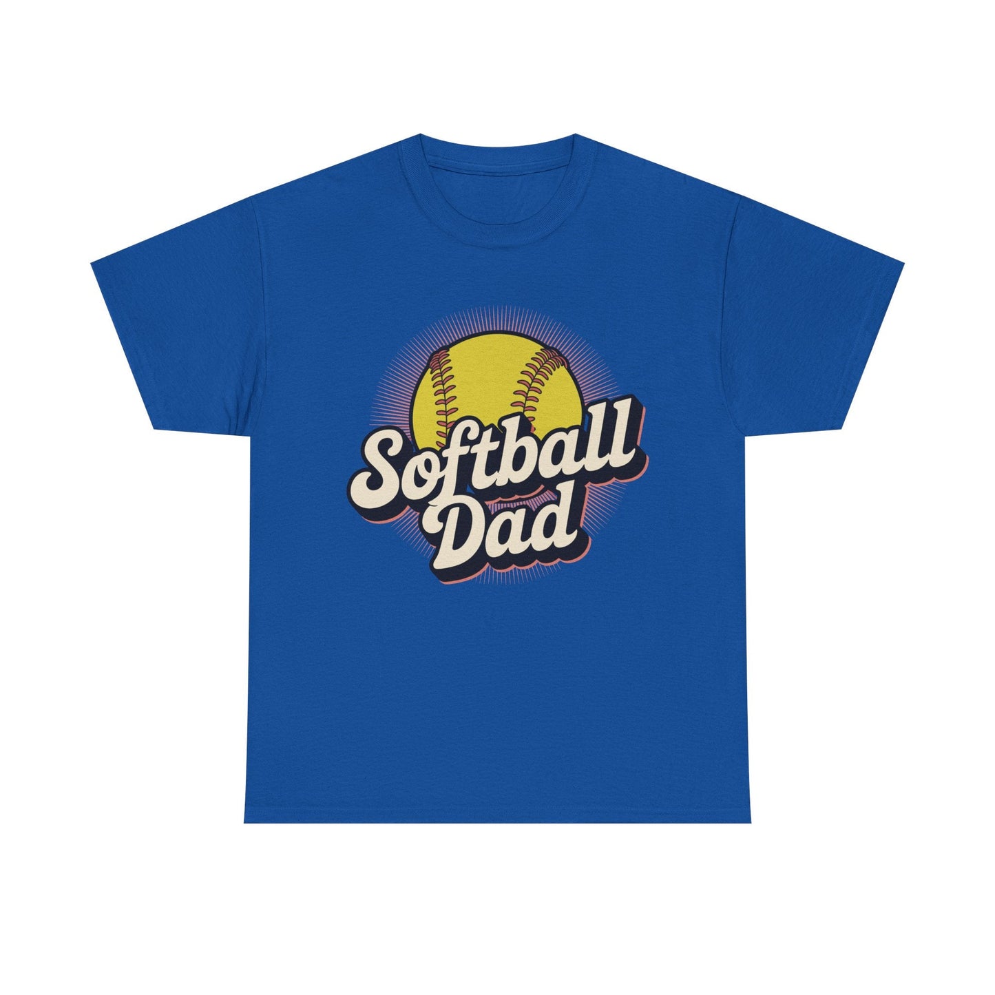 Funny Fathers Day Softball Dad Gift From Daughter Son Wife T-Shirt