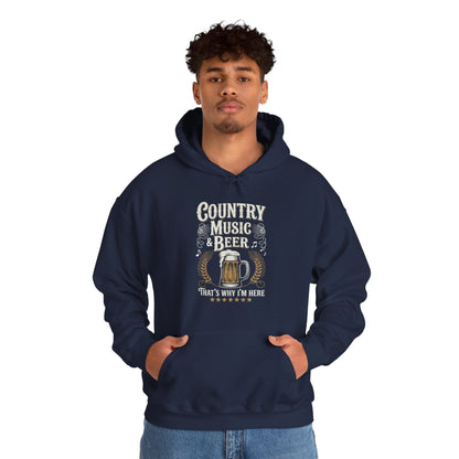Vintage Country Music and Beer That's Why I'm Here Legends Hoodie