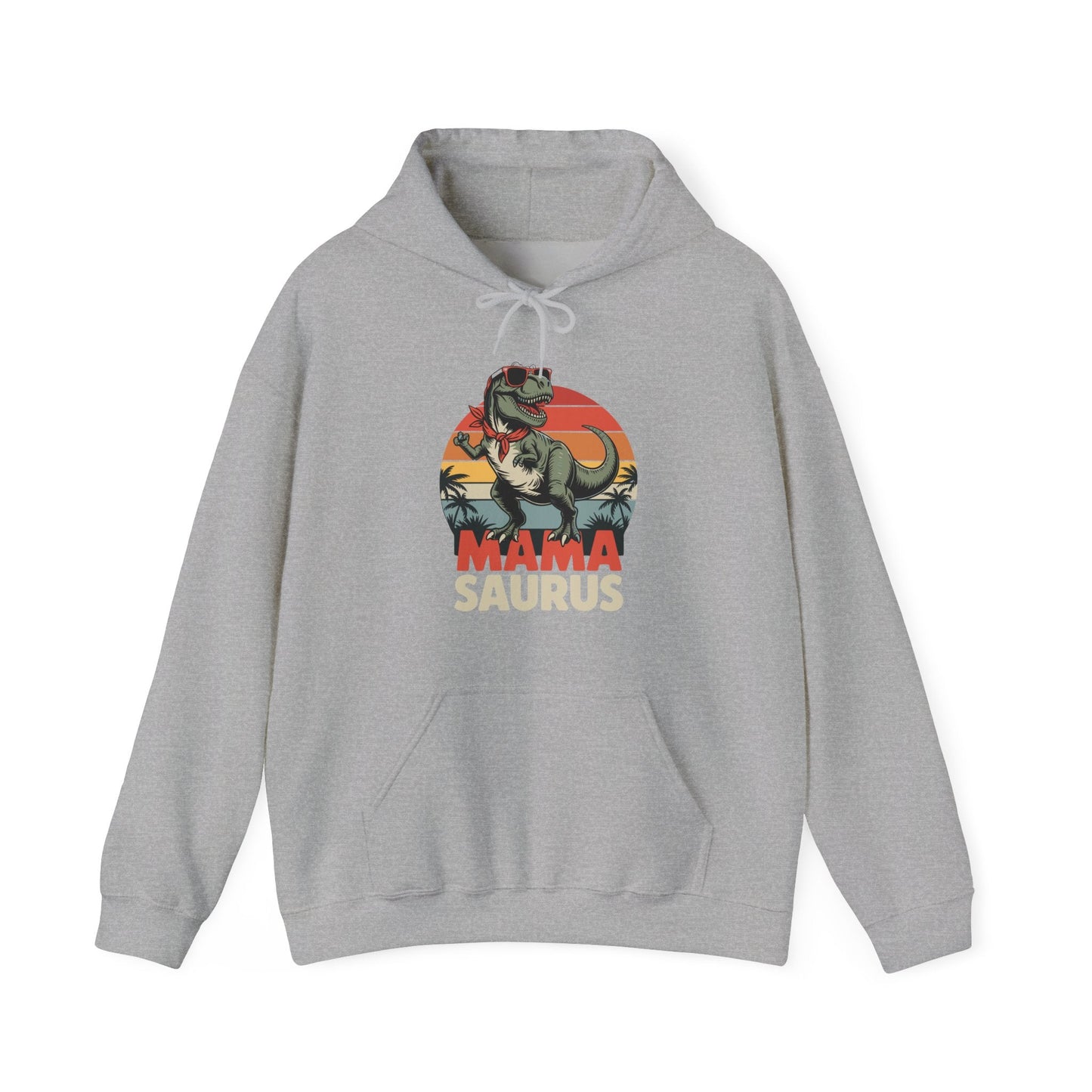 Mamasaurus T Rex Dinosaur Mama Saurus Family Matching Women Hoodie