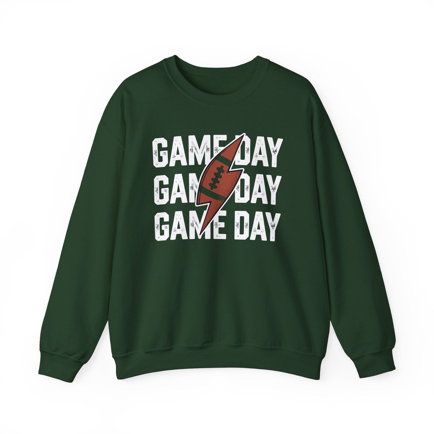 Vintage Game Day Football Lightning Bolt Funny Team Sport Sweatshirt