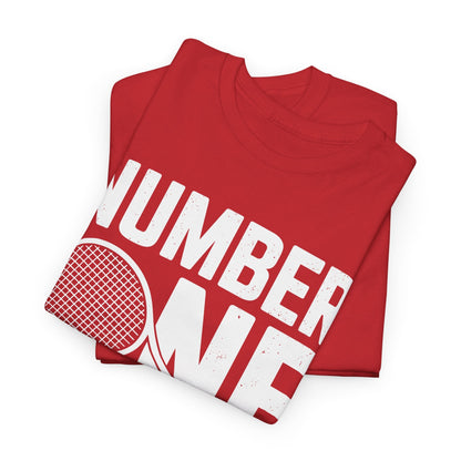 Tennis Dad Number One Daddy with Tennis Sayings Fathers Day T-Shirt