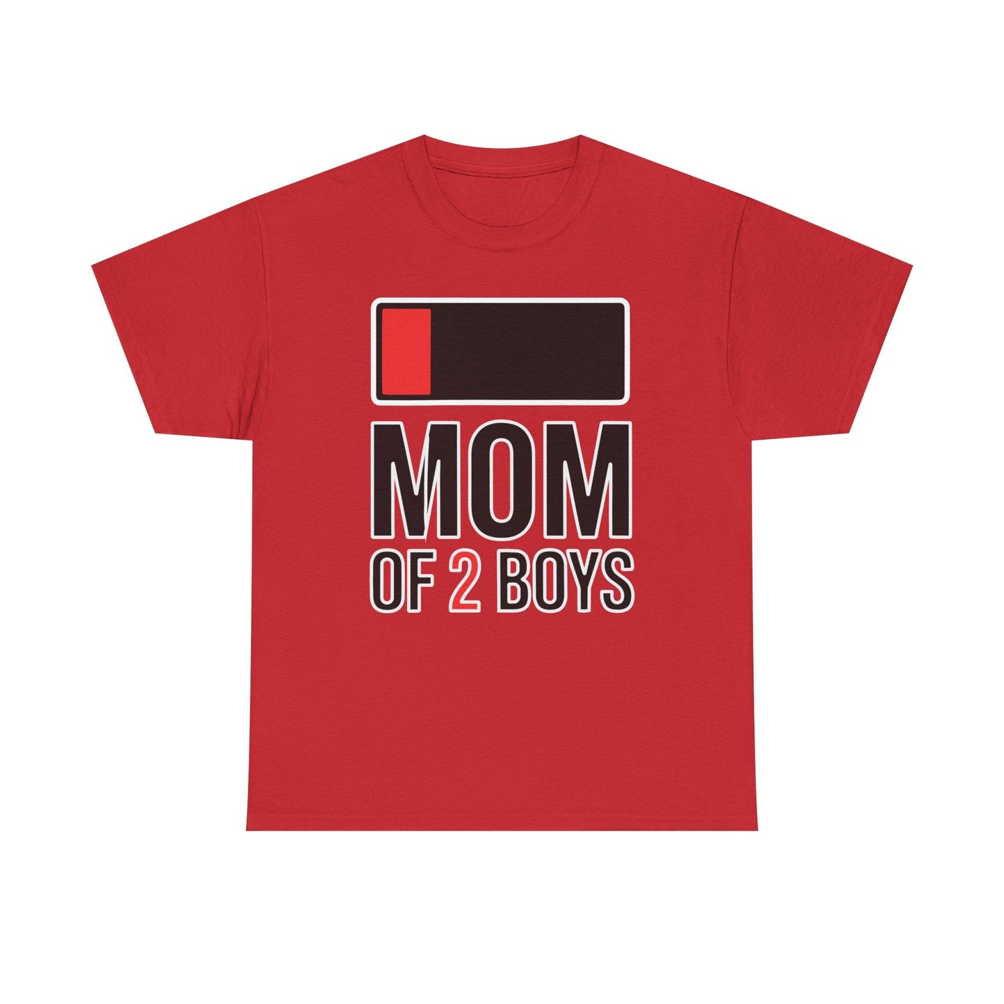 Mom of 2 Boys Gift from Son Mothers Day Birthday Women T-Shirt