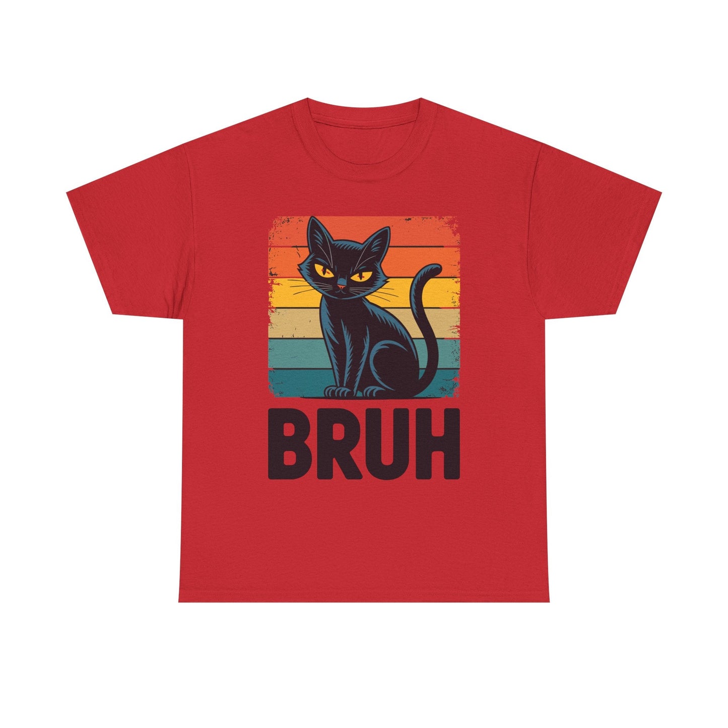 Funny Cat Bruh For Teens Boys Girls Men Women Meme Graphic T-Shirt