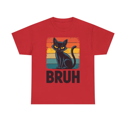 Funny Cat Bruh For Teens Boys Girls Men Women Meme Graphic T-Shirt