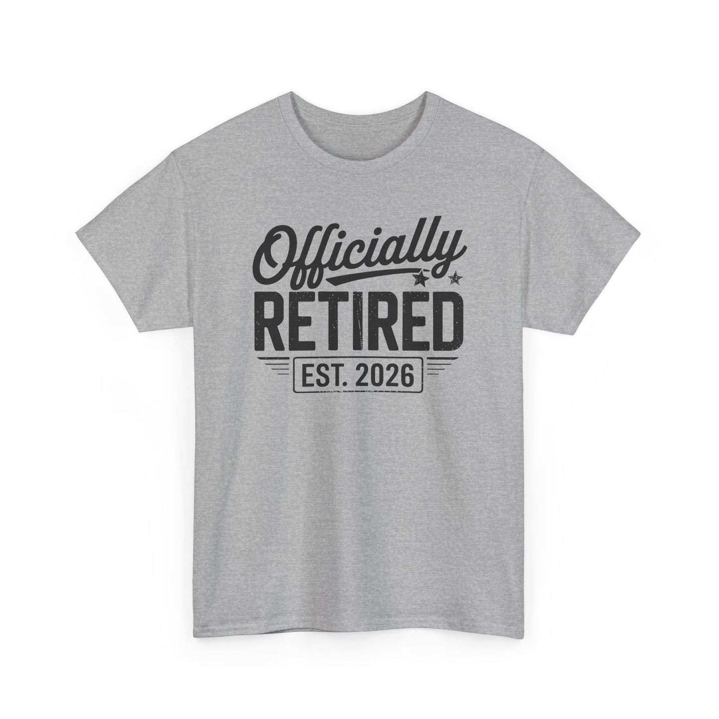 Funny Retirement 2026 Officially Retired Vintage Humor T-Shirt