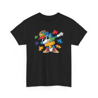 Dabbing Puzzle Autism Awareness T-Shirt