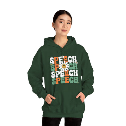 Speech Therapy Retro Speech Language Pathologist Therapist Hoodie
