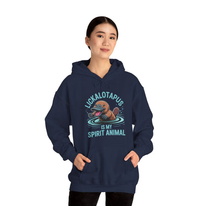 Vintage Funny Lickalottapus Is My Spirit Animal Lovers Meme Hoodie